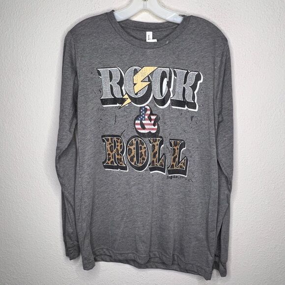 Bella Canvas "Rock & Roll" T-Shirt nwt - Picture 6 of 7